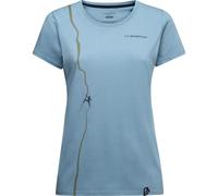 La Sportiva Women’s Route T-Shirt, L, limestone/cypress