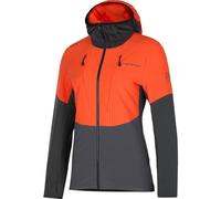 La Sportiva Session Tech Hoody Women carbon/cherry tomato (G00R22) L