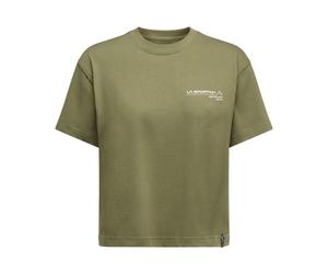 La Sportiva Since 1928 Crop T-shirt Women cypress/chalk (E47W04) XL
