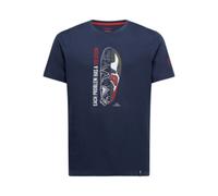 La Sportiva Solution Shirt M night sky/mountain red