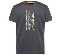 La Sportiva Solution Kurzarm-t-shirt Carbon / Yellow XL (ZACT175G00Y00.XL)