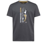 La Sportiva Solution T-shirt Men carbon/yellow (G00Y00) XXL