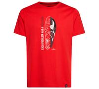 La Sportiva Solution T-Shirt, L, mountain red