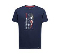 La Sportiva - Solution - T-Shirt, Gr. L, blau (NightSky/MountainRed)