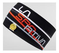 La Sportiva - Stripe Headband - Stirnband, Gr. One Size, schwarz (Black/CherryTomato)