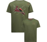 La Sportiva Herren Mantra T-Shirt (Größe L, oliv)