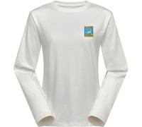 La Sportiva - T-shirt d'escalade en coton biologique- Homme - Moon Patch T-Shirt M Chalk für Herren aus Baumwolle - Größe L - Weiß Weiß L