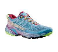 La Sportiva - Women's Akasha II - Trailrunningschuhe, Gr. 38.5, bunt (Topaz/RedPlum)