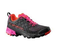 La Sportiva - Wanderschuhe - Akyra II W Carbon/Cherry Tomato für Damen - Größe 39,5 - Grau Grau 39.5