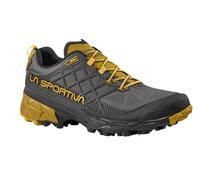 La Sportiva Trail-Laufschuhe Akyra II GTX (wasserdicht) carbongrau/gelb Herren, Größe Euro (US) 43