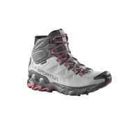 La Sportiva Trail-Laufschuhe Ultra Raptor II Mid Leather GTX (Nubukleder, wasserdicht) grau/schwarz Damen, Größe Euro (US) 41