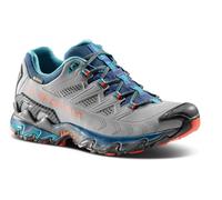 La Sportiva Trail-Wanderschuhe Ultra Raptor II Leather GTX (Nubukleder, wasserdicht) grau/rot Damen, Größe Euro (US) 39,5