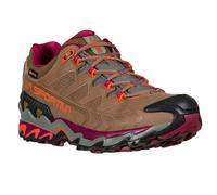 La Sportiva Trail-Wanderschuhe Ultra Raptor II Leather Wide GTX (Nubukleder, wasserdicht) braun/plum Damen, Größe Euro (US) 38,5