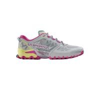 La Sportiva - Traillaufschuhe - Bushido III Woman Moon/Springtime für Damen - Größe 38 - Grau Grau 38