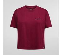 La Sportiva Trilogy Crop T-Shirt Damen redwood