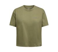 La Sportiva Women's Trilogy Crop T-Shirt Cypress/Chalk M