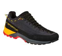 La Sportiva - Herrenschuhe für die Herangehensweise - Tx Guide Leather Carbon/Yellow für Herren aus Leder - Größe 43.5 - Grau Grau 43.5