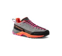 La Sportiva - Approach-Schuhe - Damen / Frau - TX Guide Leather - TX Guide Leather Woman Grey/Cherry Tomato für Damen aus Leder - Größe 41 Grau 41