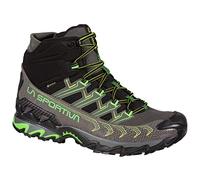 La Sportiva Trail-Laufschuhe Ultra Raptor II Mid GTX (wasserdicht) grau/lime Herren, Größe Euro (US) 45