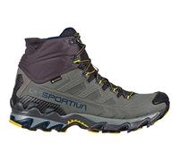 LA SPORTIVA Ultra Raptor 2 Mid Leather GTX wasserdichte und leichte Herren Wanderschuhe mit Nubukllueer Obermaterial und griffiger Frixion Sohle Clay/Night Blue EU 47