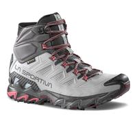La Sportiva Trail-Laufschuhe Ultra Raptor II Mid Leather GTX (Nubukleder, wasserdicht) grau/schwarz Damen, Größe Euro (US) 39,5