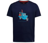 La Sportiva Wander-/Freizeit Tshirt Ape (Baumwolle, leicht) deepblau Herren, Größe L