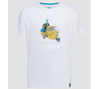 La Sportiva Wander-/Freizeit Tshirt Ape (Baumwolle, leicht) weiss Herren, Größe M