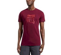 La Sportiva Wander-/Freizeit Tshirt Ape - Mountain Living - (Baumwolle) weinrot Herren, Größe M