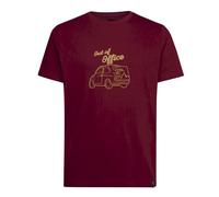 La Sportiva Wander-/Freizeit Tshirt Cinquecento - Out of Office - (Baumwolle) weinrot Herren, Größe XL