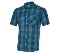 La Sportiva Wanderhemd Nomad (mit Brusttasche) Kurzarm stormblau Herren, Größe XL