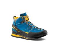 La Sportiva Wanderschuhe Boulder X Mid GTX (Zustieg, wasserdicht) blau/gelb Herren, Größe Euro (US) 42,5