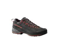 La Sportiva Wanderschuhe TX 4 Evo GTX (Zustieg, Wildleder, wasserdicht) carbongrau/rot Herren, Größe Euro (US) 43,5