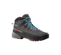 La Sportiva Wanderschuhe TX 4 Evo Mid GTX (Zustieg, wasserdicht, halbhoch) carbongrau/cherry Herren, Größe Euro (US) 43