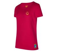 La Sportiva Women’s Climbing on the Moon T-Shirt, L, fucsia/giallo