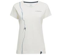 La Sportiva - Women's Route - T-Shirt, Gr. L, weiß (Chalk/Limestone)