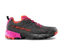 La Sportiva - Women's Akyra II - Multisportschuhe, Gr. 39, grau (Carbon/CherryTomato)