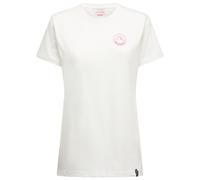 La Sportiva - Women's Circle Logo T-Shirt - T-Shirt, Gr. S, weiß (Chalk/Azalea)