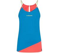 La Sportiva Women's Class Tank, L, neptune/hibiscus