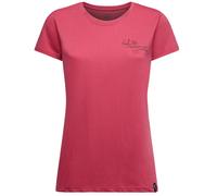 La Sportiva Women's Climb Flower T-Shirt, L, rosebay