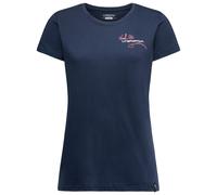 LA SPORTIVA Damen Klettershirt Climb Flower dunkelblau | S