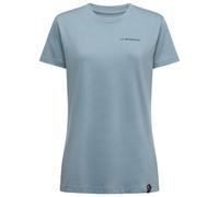 La Sportiva - Women's Climbing Days - T-Shirt, Gr. M, grau/türkis (Limestone/NightSky)
