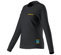 La Sportiva Climbing on the Moon Sweatshirt Women Carbon/Giallo (XS)