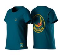 La Sportiva Climbing on The Moon T-shirt Women turchese/giallo (640108) XL