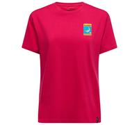 La Sportiva - Women's Moon Climb T-Shirt - T-Shirt, Gr. L, rosa (Azalea/Redwood)