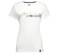 La Sportiva - Women's Peaks - T-Shirt, Gr. M, weiß (Chalk)