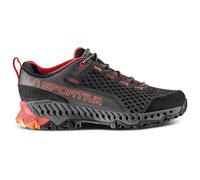 Spire Woman GTX, Mountain Hiking Low Cut Shoes, Damen - La Sportiva G00R22-Carbon/Cherry Tomato 7 UK / 40.5
