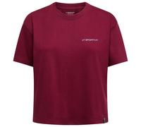 La Sportiva - Women's Trilogy Crop T-Shirt - T-Shirt, Gr. XL, rot (Redwood/Limestone)