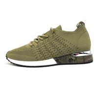 La Strada - Sneaker, Größe 37, Farbe: knitted lt.kaki