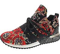 La Strada 1804189 - Damen Schuhe Freizeitschuhe - 4601-black-red-flow