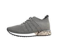 La Strada 1832649 Laced Up Knitted Taupe Silver 38